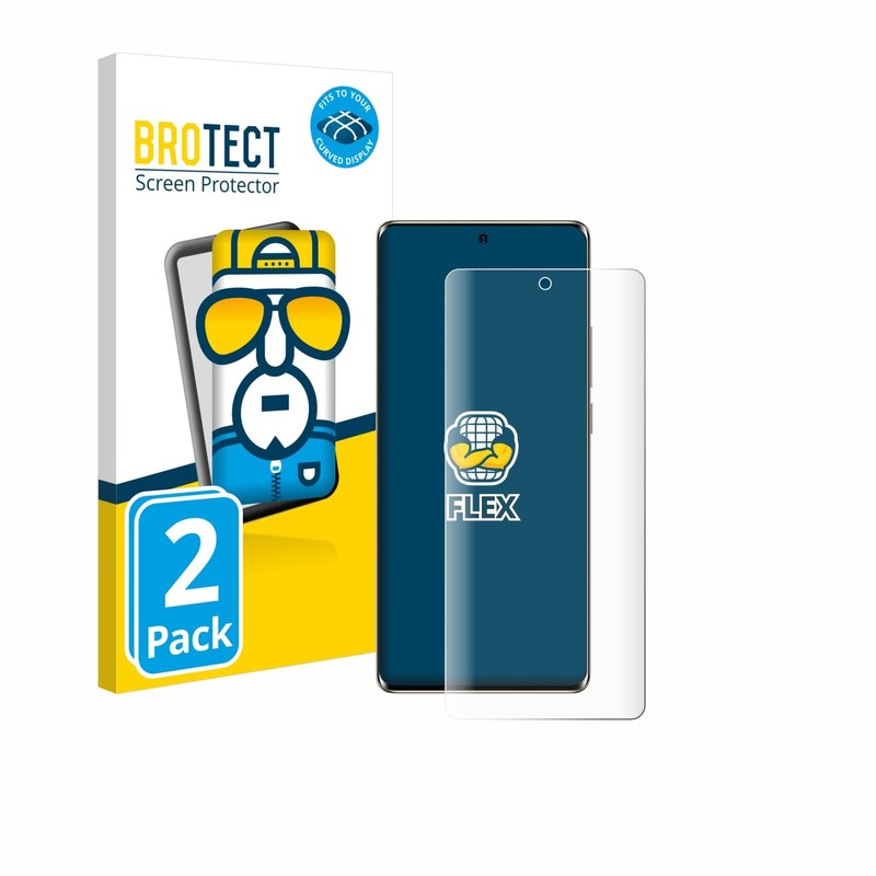 BROTECT Pack of 2 Full Cover Screen Protectors for Ulefone