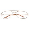 Spring Hinge Pilot Reading Glasses - 3 Pack Magnification 6.00X