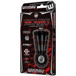 WINMAU Sicario 22 g professional tungsten steel tip darts set with flights and shafts