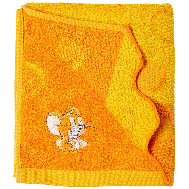 Marushin 4105017000 Face Towel, Tom & Jerry, Yammy Cheese, Cotton,