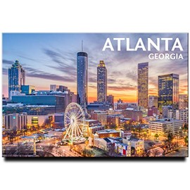 Atlanta Fridge Magnet Georgia Travel Souvenir