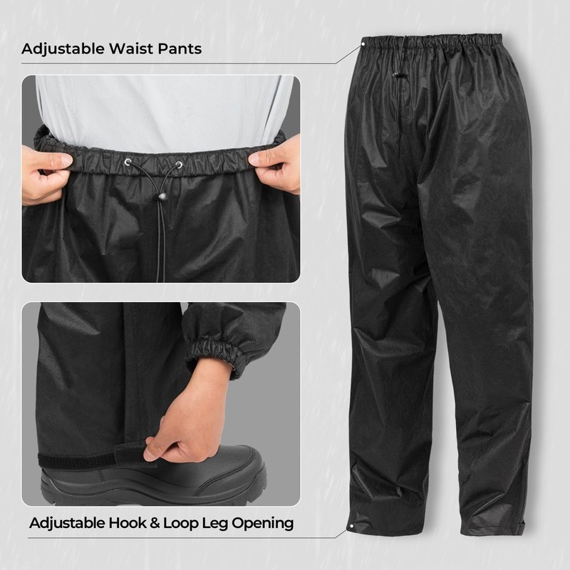 KastKing AquaLite Waterproof Rain Suit for Men and Women, Loose