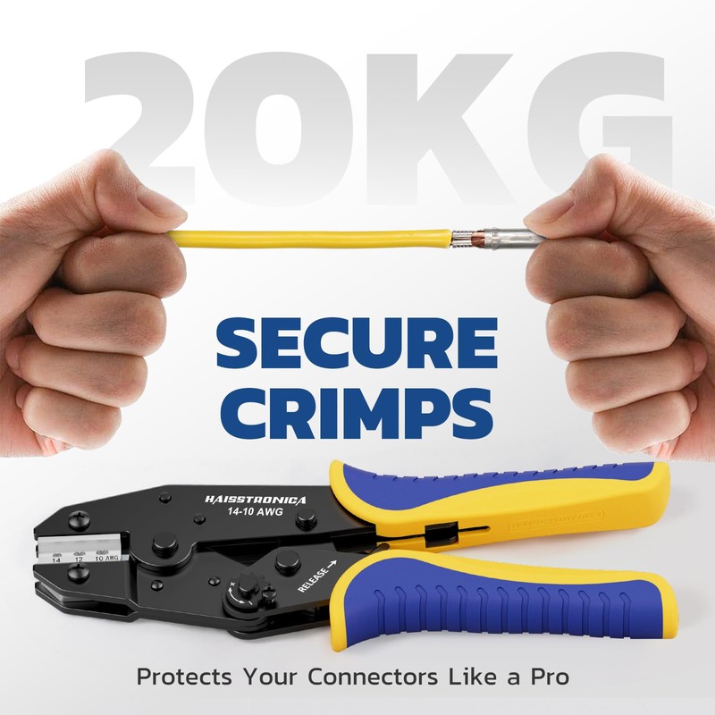 haisstronica Crimping Tool for Solar Connectors - AWG 14 12