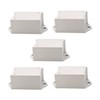 Fielect 5 Pcs Project Box Junction Box IP65 Waterproof ABS