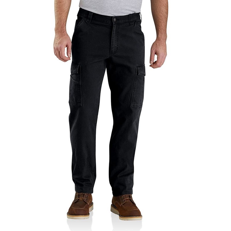 Carhartt Men's Relaxed Straight Rigby Cargo Pant, Black, W34 x