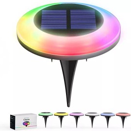 Brightology Colorize Solar Lights Color Change Ring Lights In-Ground 6 Pack