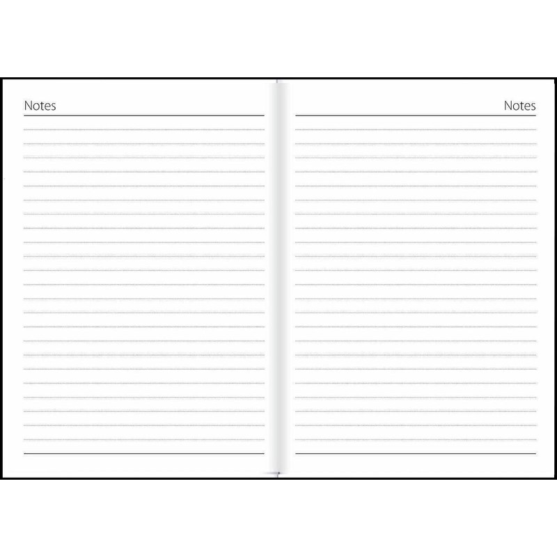 2024 Tagebuch, A5, 1 Tag pro Seite, Rosa, Lila oder