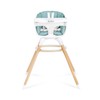 Evolur Ann Beechwood 4-in-1 Highchair | 360 Seat Rotation |