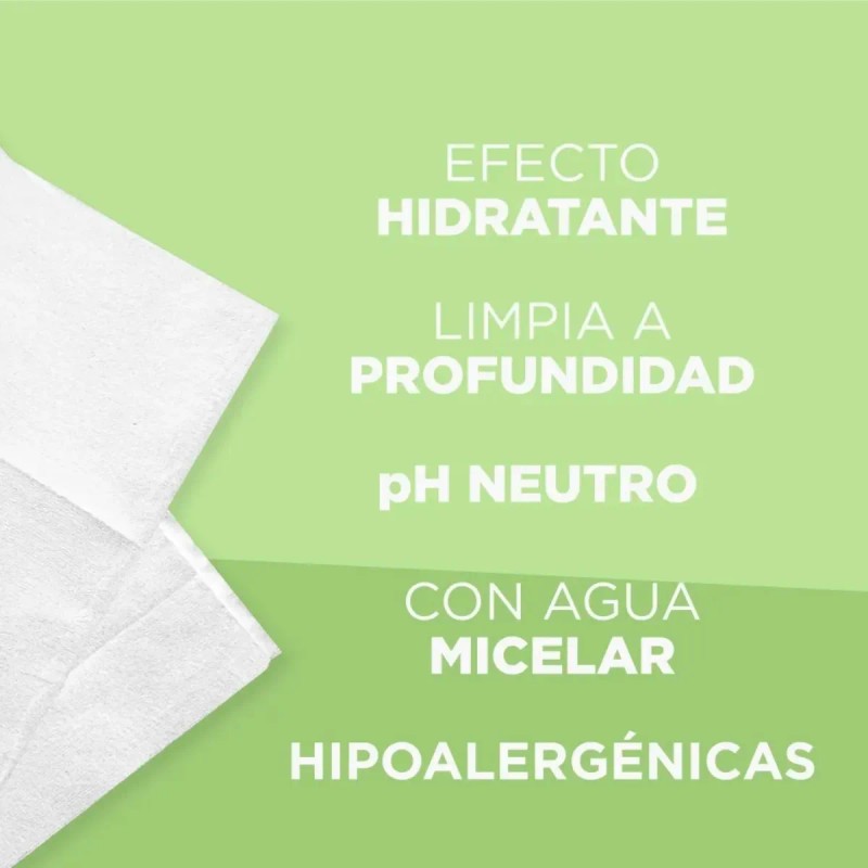 Toallitas Desmaquillantes Agua Micelar 30 Pz Varios Modelos