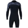 1.5MM Diving Onepiece Swimsuit Wetsuit Short Trousers for Snorkeling Surfing(Man