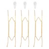 Plate Hangers for Wall for 10-14 inch, 3 Pack, Gold