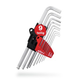 Wiha ProStar Ball End Hex L-Key Set (9 Pieces)