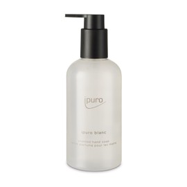ipuro Classic Blanc Hand Soap 250 ml - Vegan Liquid Soap with Geranium, Mint and Sandalwood Fragrance - Dermatologically Tested - Soap Dispenser White - Liquid Hand Soap for Smooth Hands