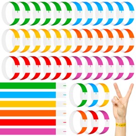 600 x Entrance Wristbands, Waterproof Event Bracelets, Party Control Bands, Printable Secure Bands, Inlet Bands for Control and Safety, Events and Events