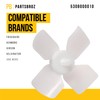 PartsBroz 5308000010 Evaporator Fan Blade - Compatible With Frigidaire Kenmore