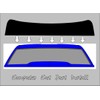 Fits 07-12 Ford Econoline DIY Computer Cut Windshield Tint Eyebrow