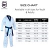 ELITE - Black Collar Taekwondo Uniform (TKD Dobok) Ultralight Fabric
