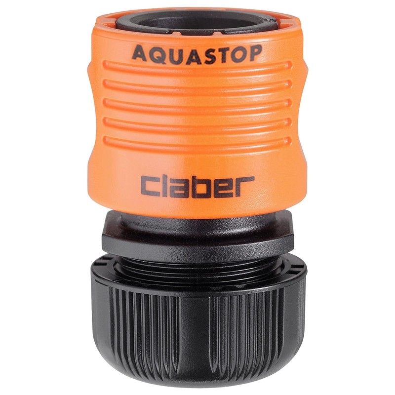 Claber 8603 Rapid Fittings for Rubber, 1/2 F, Stop