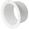 4" Inch / 100 mm Duct Connector Flange, Plastic Straight