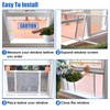 6 Pack Expandable Window Screen, 2 Way Sliding Adjustable Window