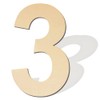 17 inch large wooden numbers, wood number, blank wooden number,