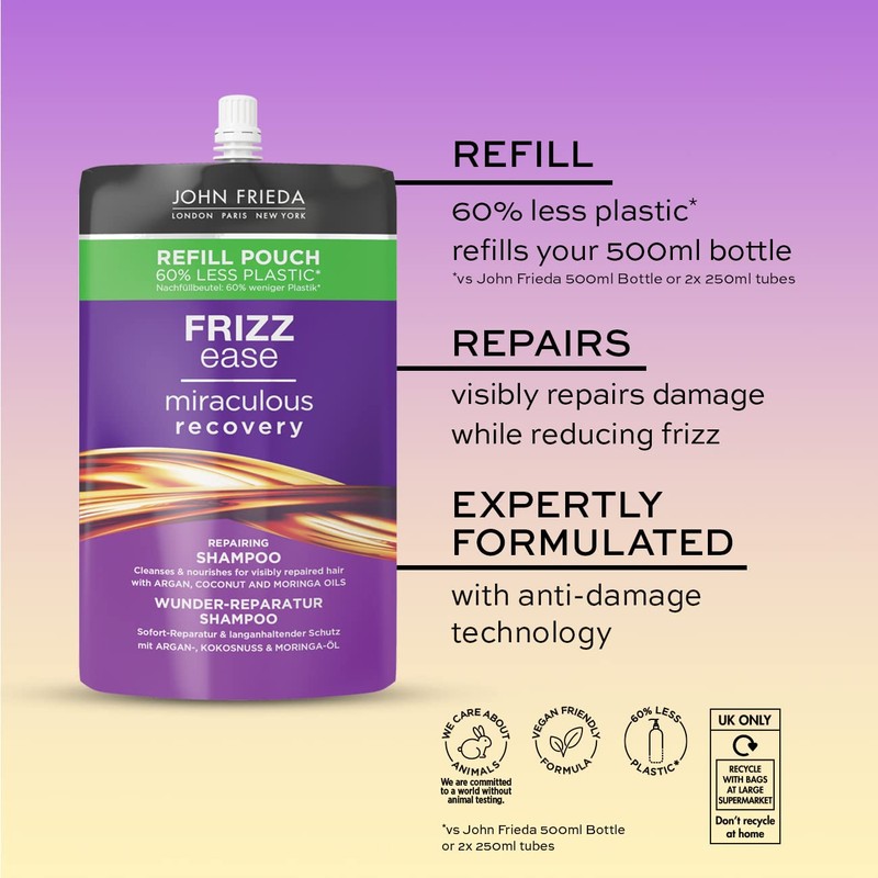 John Frieda Wunder Reparatur Shampoo - Inhalt: 500 ml -