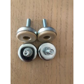 Unbranded Adjustable 5/16-18 X 1'' Nylon Glide Levelers 4-pk