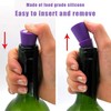 Wine Stoppers – 6 Pack Silicone Wine Bottle Stoppers with