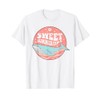 Womens Sweet Summertime Whale Beach Ocean Tropical Hibiscus T-Shirt
