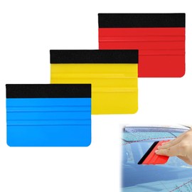 TYVOM 3 Pcs Vinyl Squeegee, Vinyl Wrap Squeegee Applicator Car Squeegee Professional Vinyl Wrap Tools Window Scraper Mini Squeegee for Car Film Decal Wallpaper Tinting Window Sign Smoothing