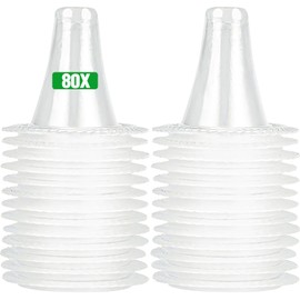 Pack of 80 Brown Fever Thermometer Protective Caps, Brown Fever Thermometer Ears, Replacement Protective Caps for All Braun Ear Thermometers