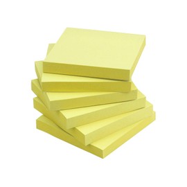 Early Buy Sticky Notes 3x3 Self-Stick Notes Yellow Color 6 Pads, 100 Sheets/Pad (Yellow)