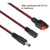 HCFeng 14AWG DC 5521Male/Female Power Plug to an-der-Son Cable 45A