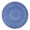 Wrapables® 15" Woven Round Placemats (Set of 6), Blue