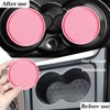 Sodcay 4 PCS Car Cup Holder Inserts, Anti Slip PVC