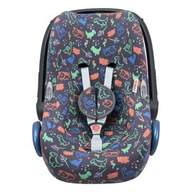 JYOKO KIDS Car Seat Cover Compatible with Maxi Cosi Cabriofix, City Streety, Cotton (Happy Dino)
