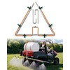 6 Nozzle ATV/UTV Sprayer Boom Kit with 2 Heavy-Duty Hooks,
