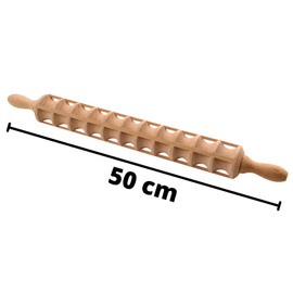 Eppicotispai 20-Inch Beechwood Ravioli Rolling Pin