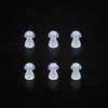 （6pcs/lot）Hearing Aid Ear Tips Silicone Earplug Domes for BTE,ITE and
