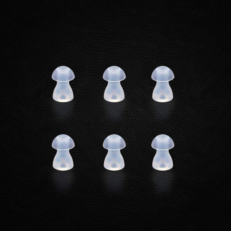 （6pcs/lot）Hearing Aid Ear Tips Silicone Earplug Domes for BTE,ITE and