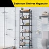 GIOTORENT 6-Wire Standing Storage Shelf for Bathroom Organizers and Storage