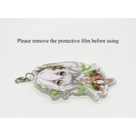YJacuing Genshin Impact Cute Acrylic Keychain Figure, Nahida, Medium