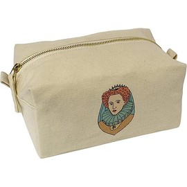 'Queen Elizabeth I' Canvas Wash Bag/Makeup Case (CS00032428)