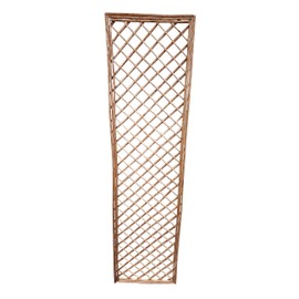 Flat Top Debarked Willow Trellis Panel