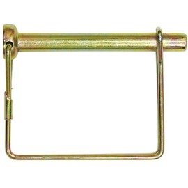 Buyers Products Company Yellow Zinc Plated Snapper Pin - 1/4 Diameter x 3-5/8 Inch Usable with Handle