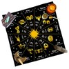 Tarot Table Cloth | 19.68x19.68in Square Velvet Tarot Tablecloth |