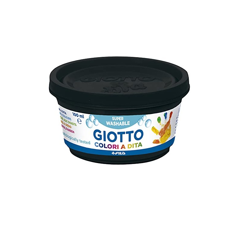 Giotto Colori A Dita - Confezione Da 6 Tempere A