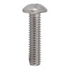 100Pcs Button Head Socket Caps Screws M4 Galvanized Steel for