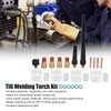 21Pcs TIG Welding Torch Kit Collets Glass Cups Back Caps