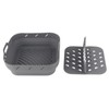 Square Air Fryer Silicone Baking Pan with Silicone Mat Air